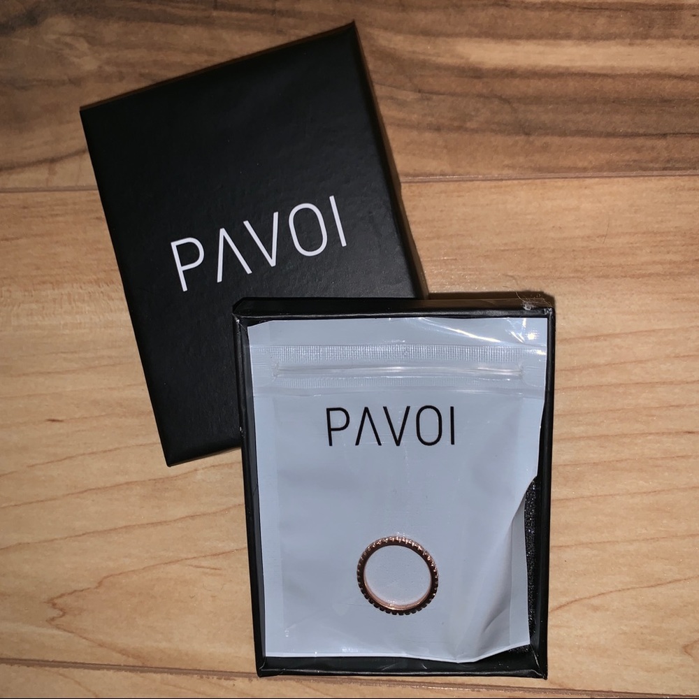Pavoi Rose Gold Eternity Band